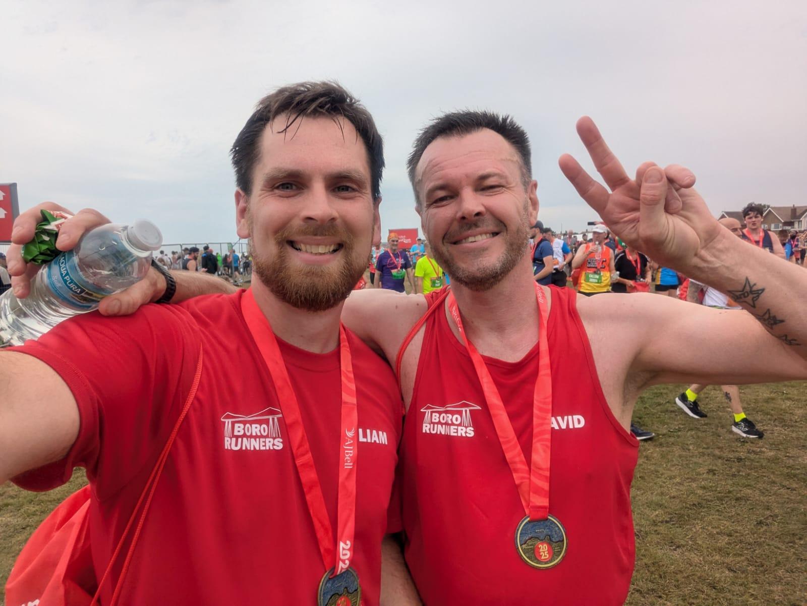 Bororunners celebrating together