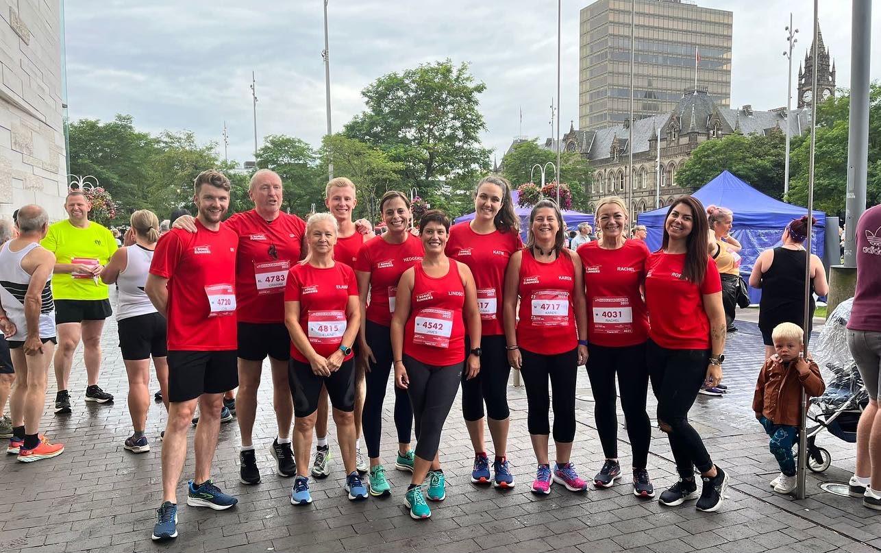 Bororunners members together at a race in Middlesbrough